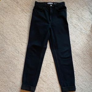 America Apparel The High Waisted Jean (27) Black • Great condition LAST CHANCE